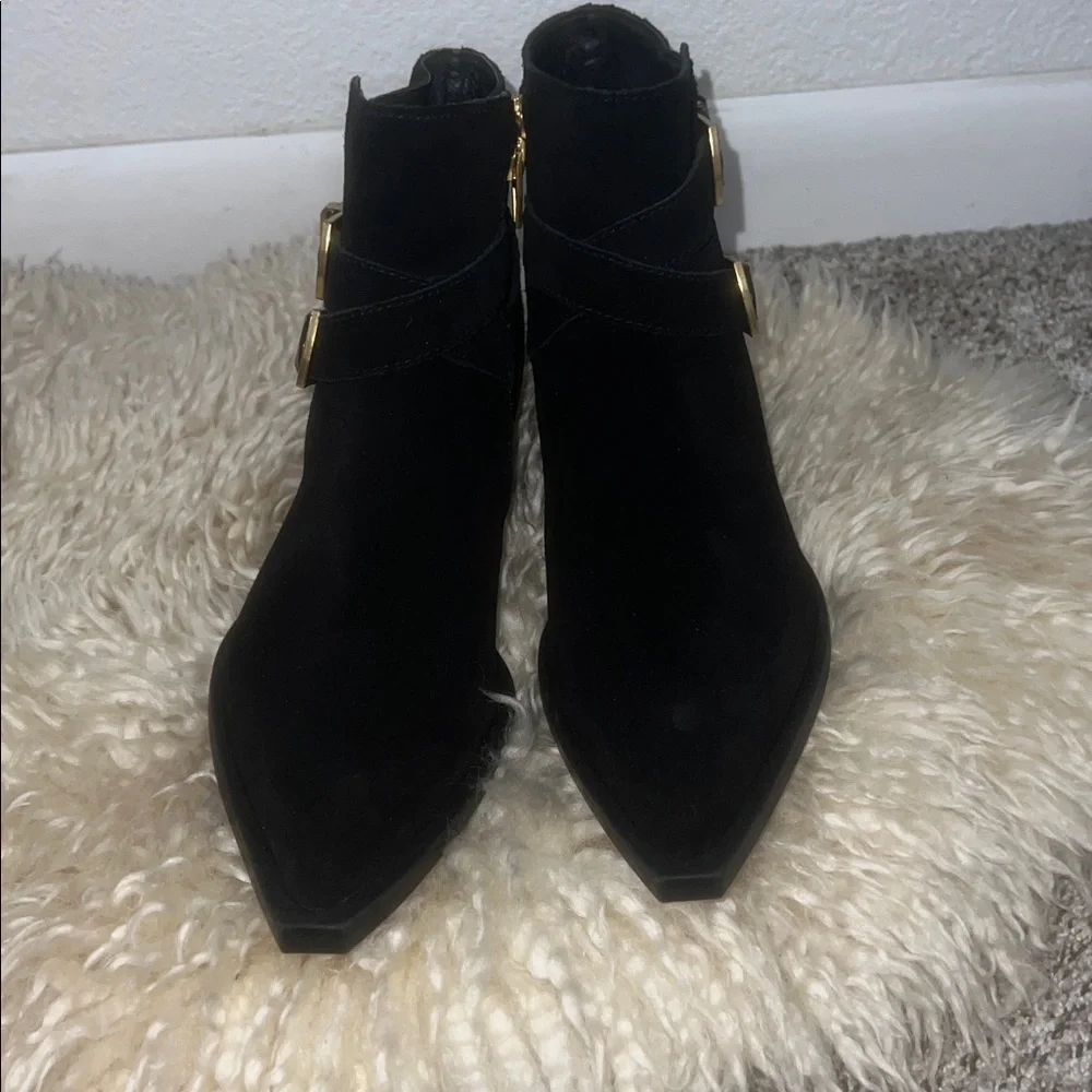 DOLCE VITA RAYNER SUEDE HEELED SUEDE BOOTIE - Picture 8 of 10